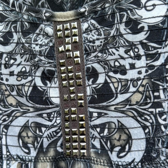 Unity World Wear Y2K Boho Paisley Top | Size Medium | 2004 Vintage summer style - Picture 9 of 11